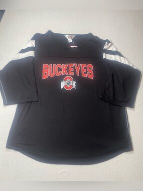 Ohio State Buckeyes Black Short-Sleeve Tee